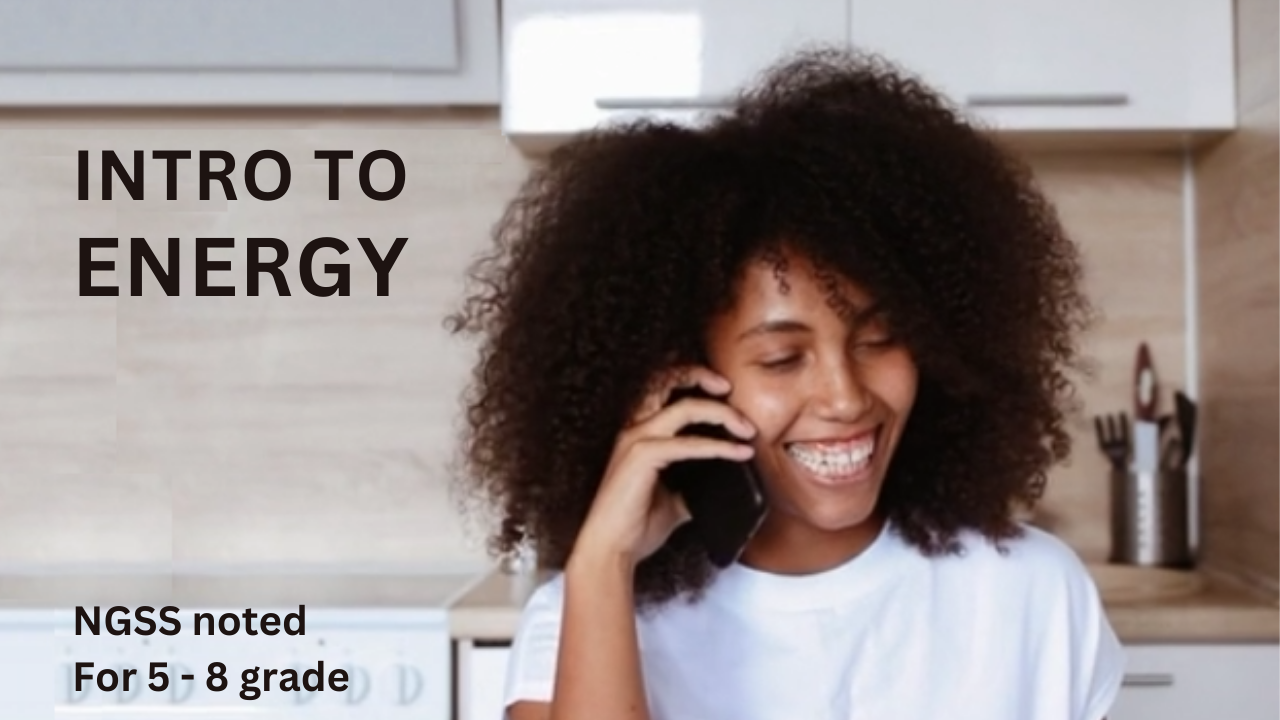 Intro to Energy Forms and Energy Conversions. Video sheet, Google Forms, MS Forms, Blackboard, Canvas, Moodle & more (V3).