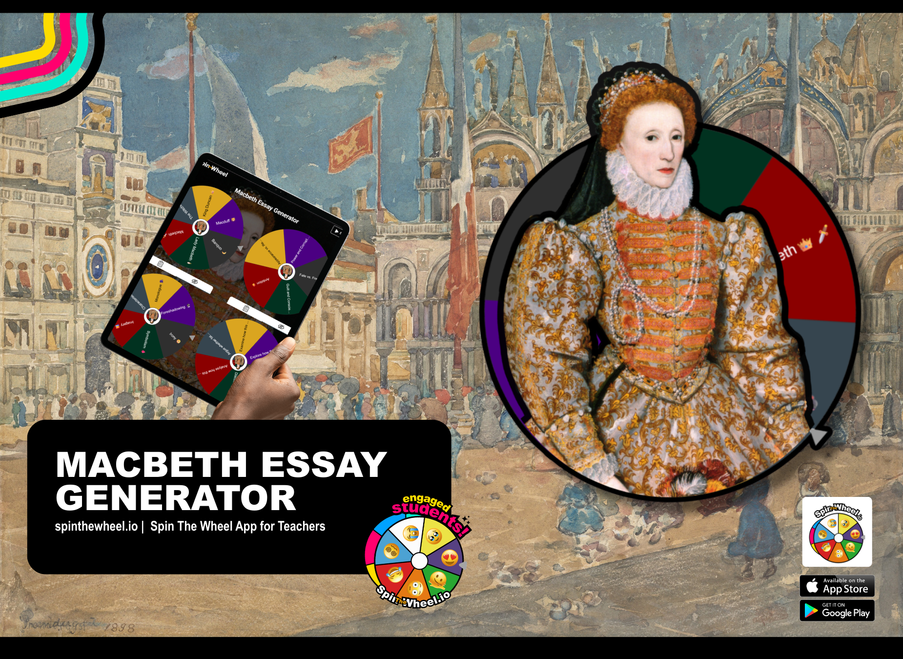 Macbeth Essay Generator | Spin The Wheel Activity